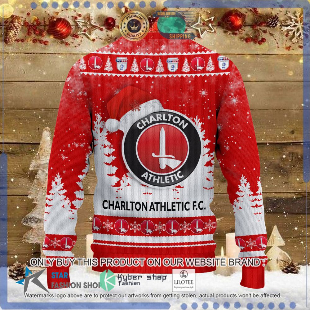 charlton athletic fc red white christmas sweater limited editioncuzlo