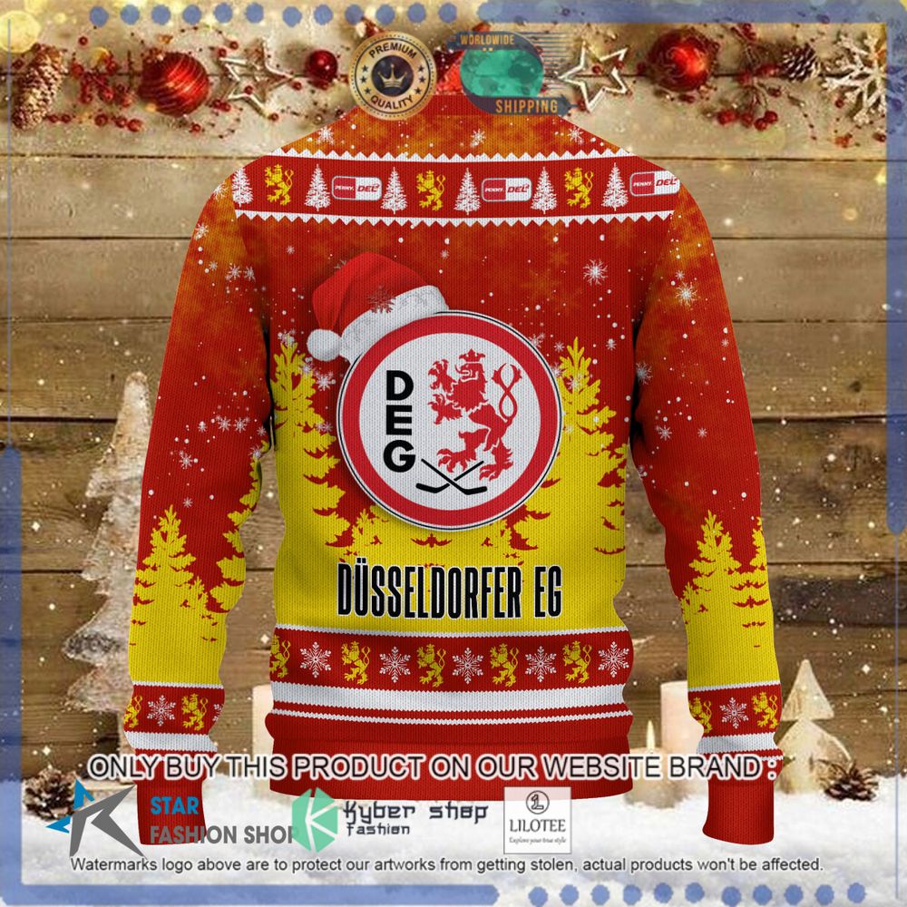 desseldorfer eg yellow red christmas sweater limited editionzzcty