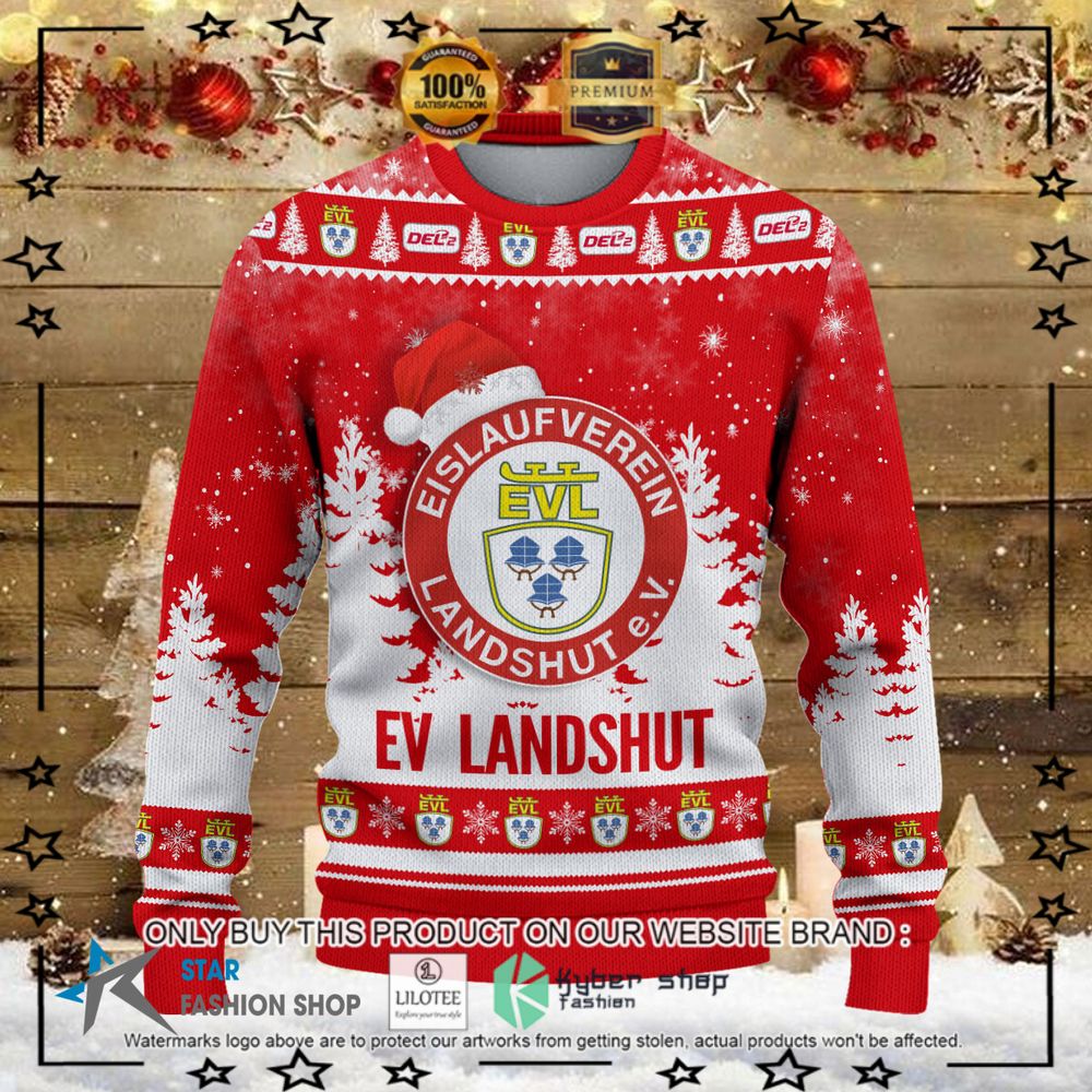 ev landshut red white christmas sweater limited edition052ea