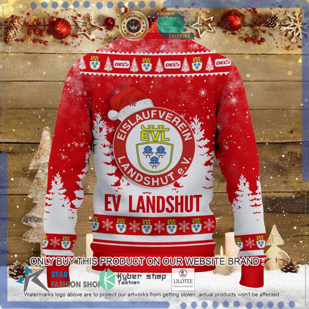 ev landshut red white christmas sweater limited edition5dgol