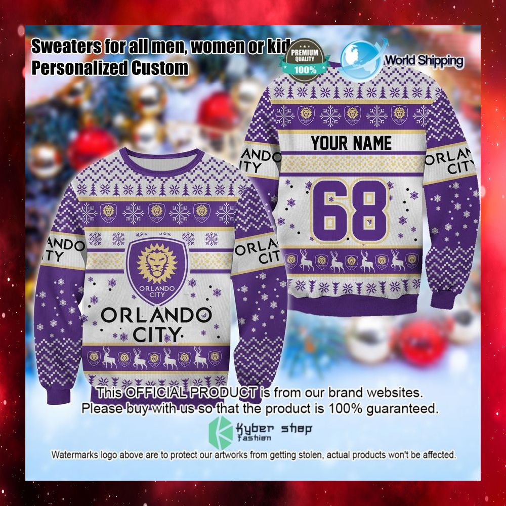 mls orlando city sc personalized christmas sweater limited editionihbbw