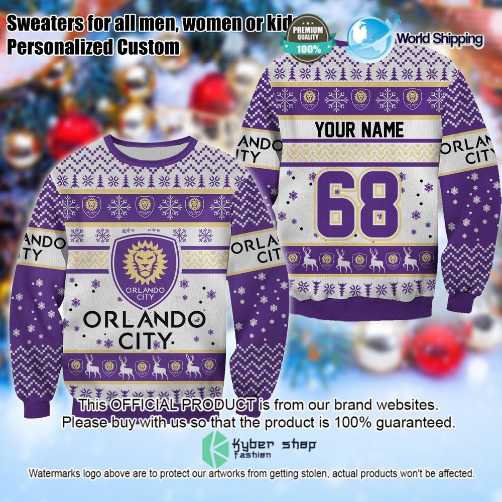 mls orlando city sc personalized christmas sweater limited editionunqfq