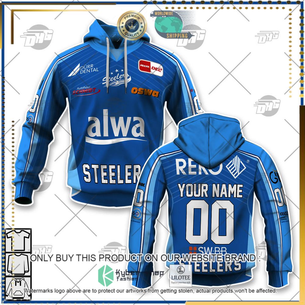 personalized del bietigheim steelers blue 3d hoodie shirt limited editionjlk6r