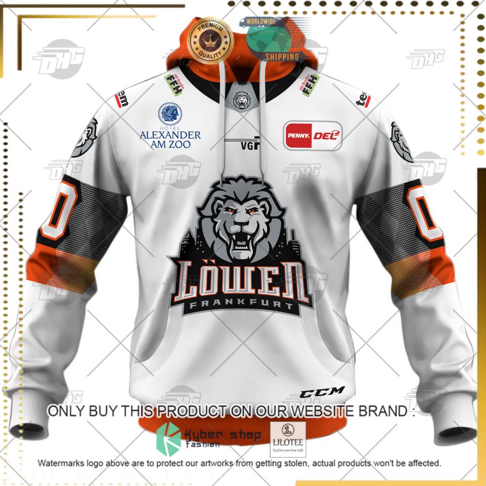 personalized del lowen frankfurt orange white 3d hoodie shirt limited editionhpboo