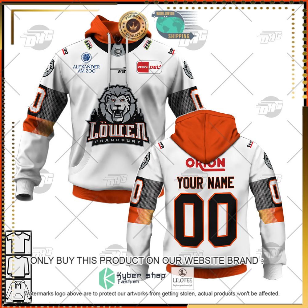 personalized del lowen frankfurt orange white 3d hoodie shirt limited editionsgs9f