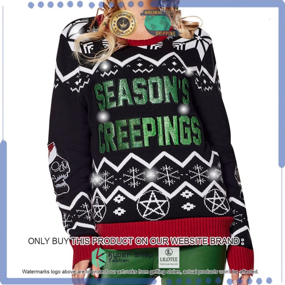 seasons creepings christmas sweater limited editionjymw7