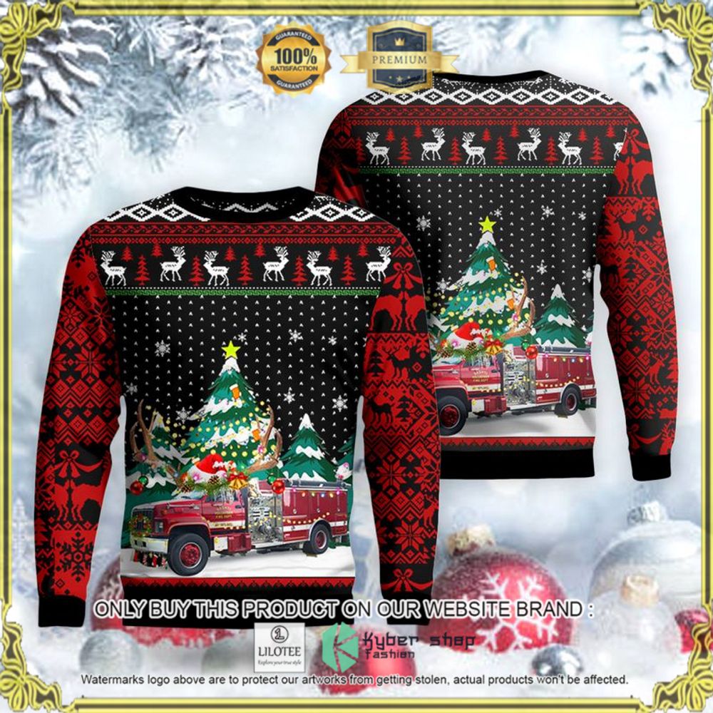 taylorsville north carolina vashti volunteer fire department christmas sweater limited editionmr6vq