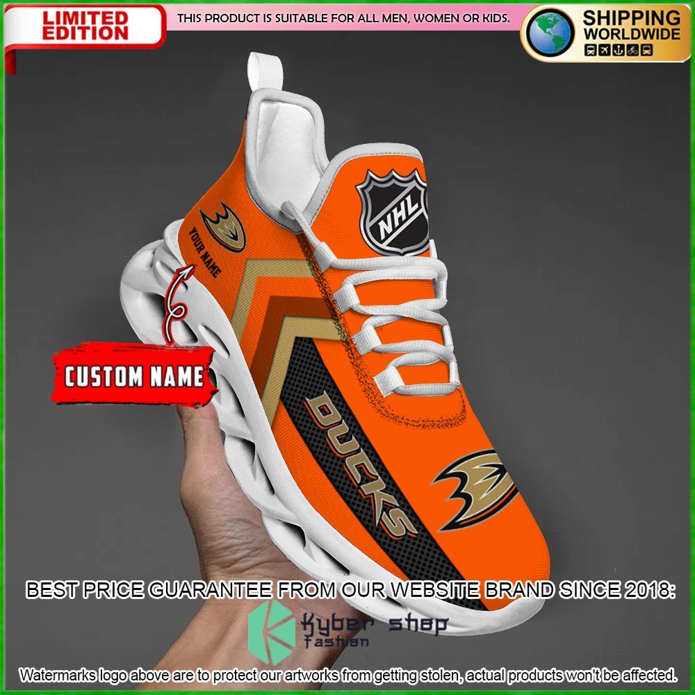 anaheim ducks custom name clunky max soul shoes limited edition kzvut