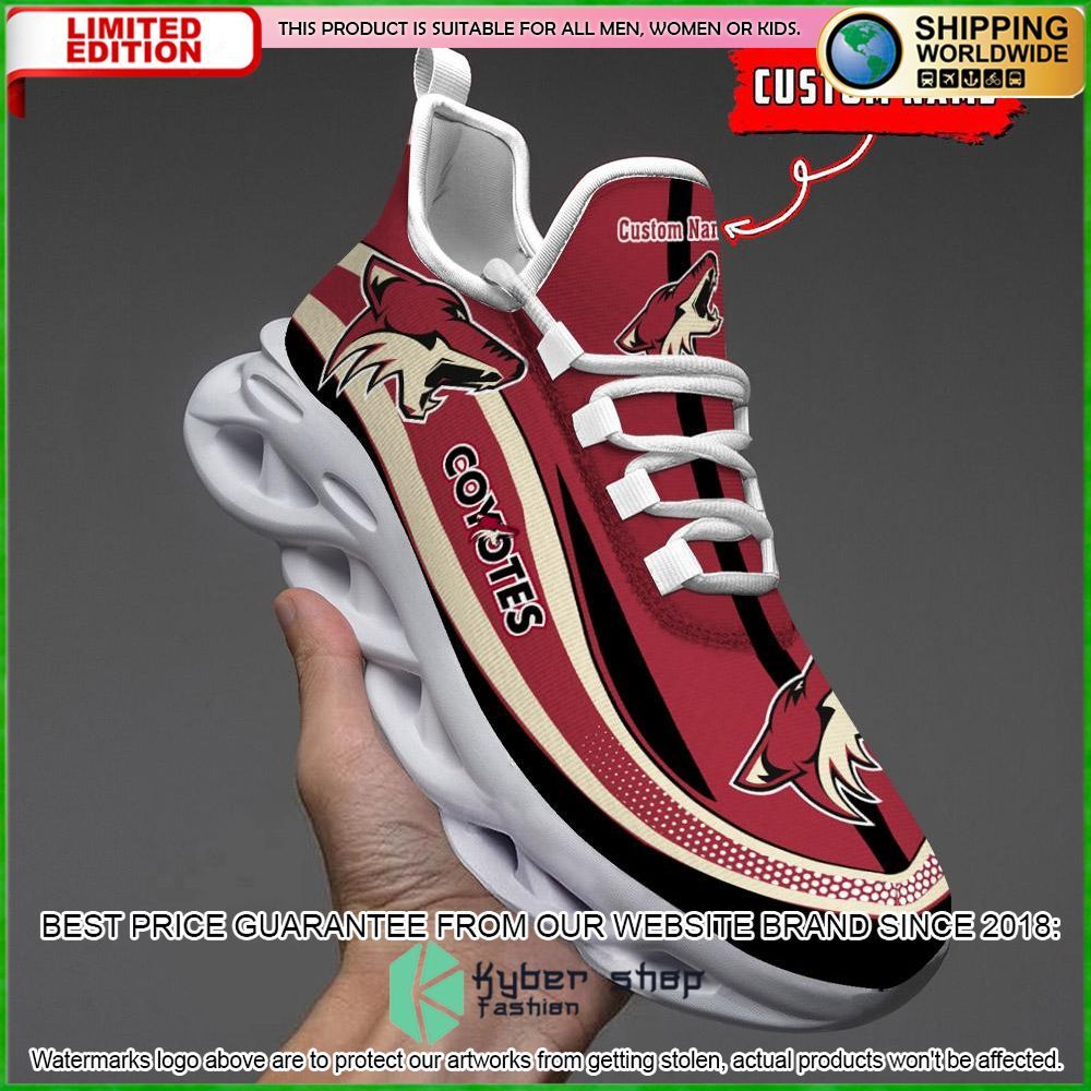 arizona coyotes custom name clunky max soul shoes limited edition tt2ou