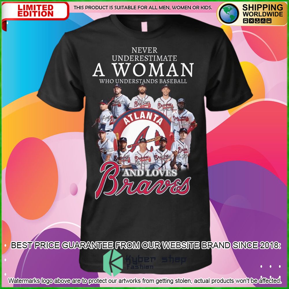 atlanta braves a woman and love braves hoodie shirt limited edition dldkc