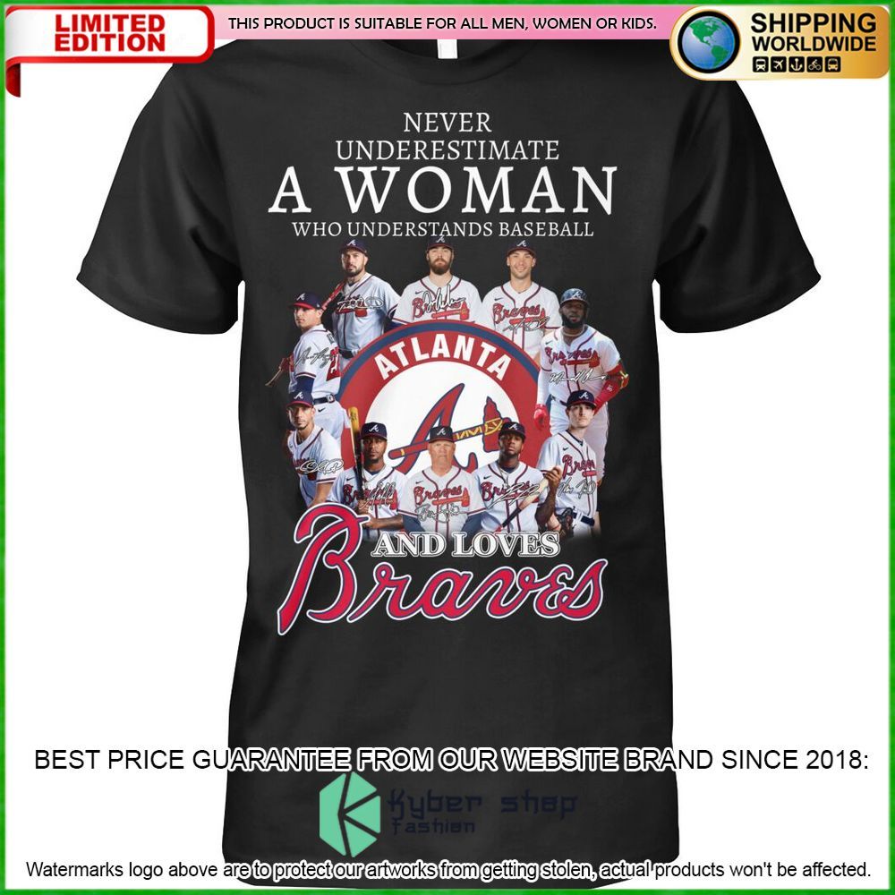 atlanta braves a woman and love braves hoodie shirt limited edition s7njo