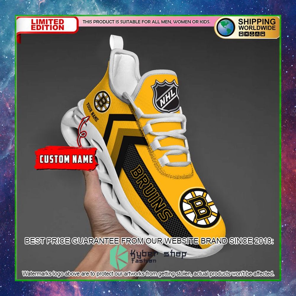 boston bruins custom name clunky max soul shoes limited edition lkczc