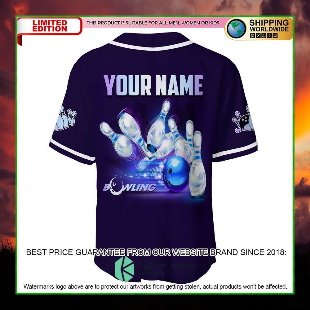 bowling custom name baseball jersey limited edition 21zze