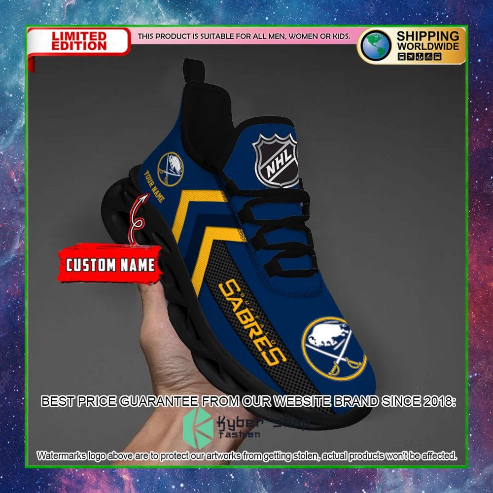 buffalo sabres custom name clunky max soul shoes limited edition bwjo1