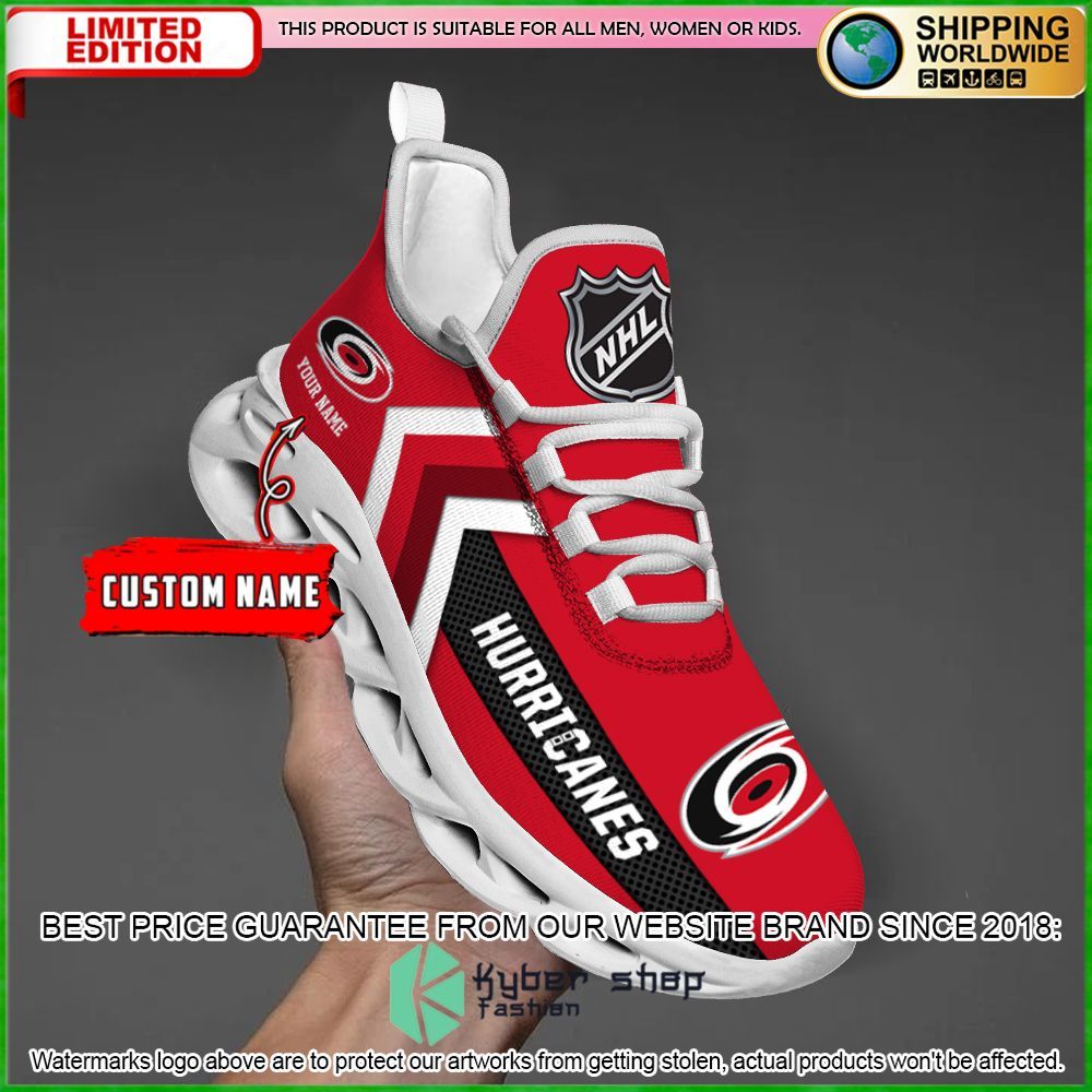 carolina hurricanes custom name clunky max soul shoes limited edition vvcaw