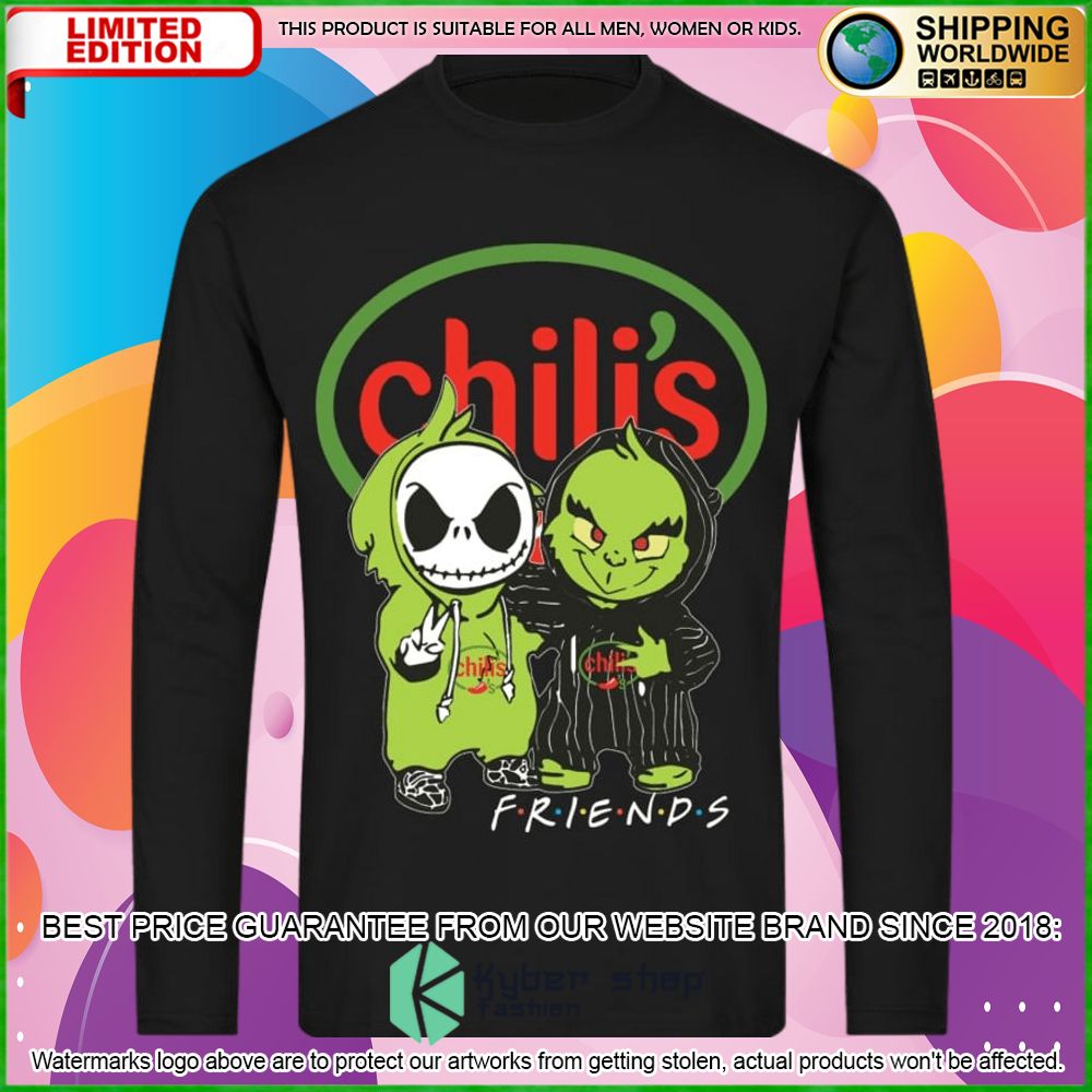chilis jack skelltington grinch friends hoodie shirt limited edition 1uv0e