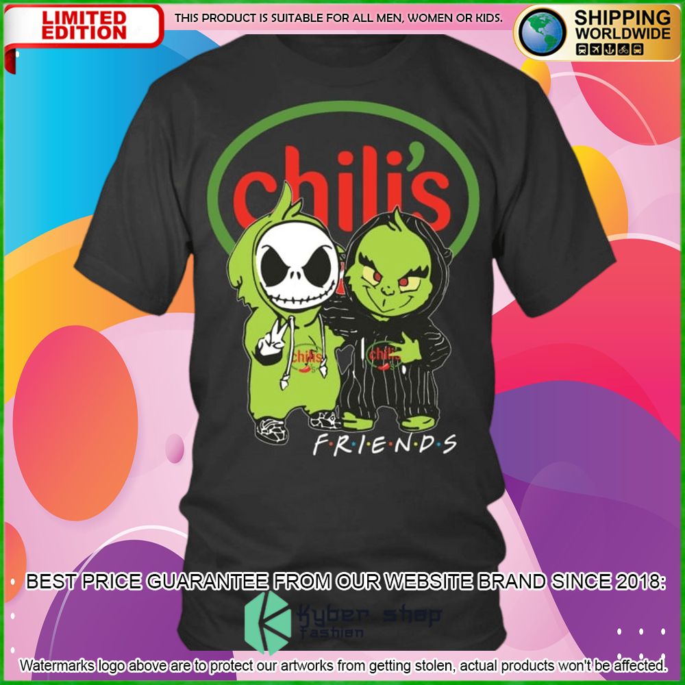 chilis jack skelltington grinch friends hoodie shirt limited edition gdj3n