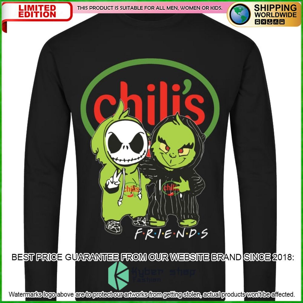 chilis jack skelltington grinch friends hoodie shirt limited edition ujdm7