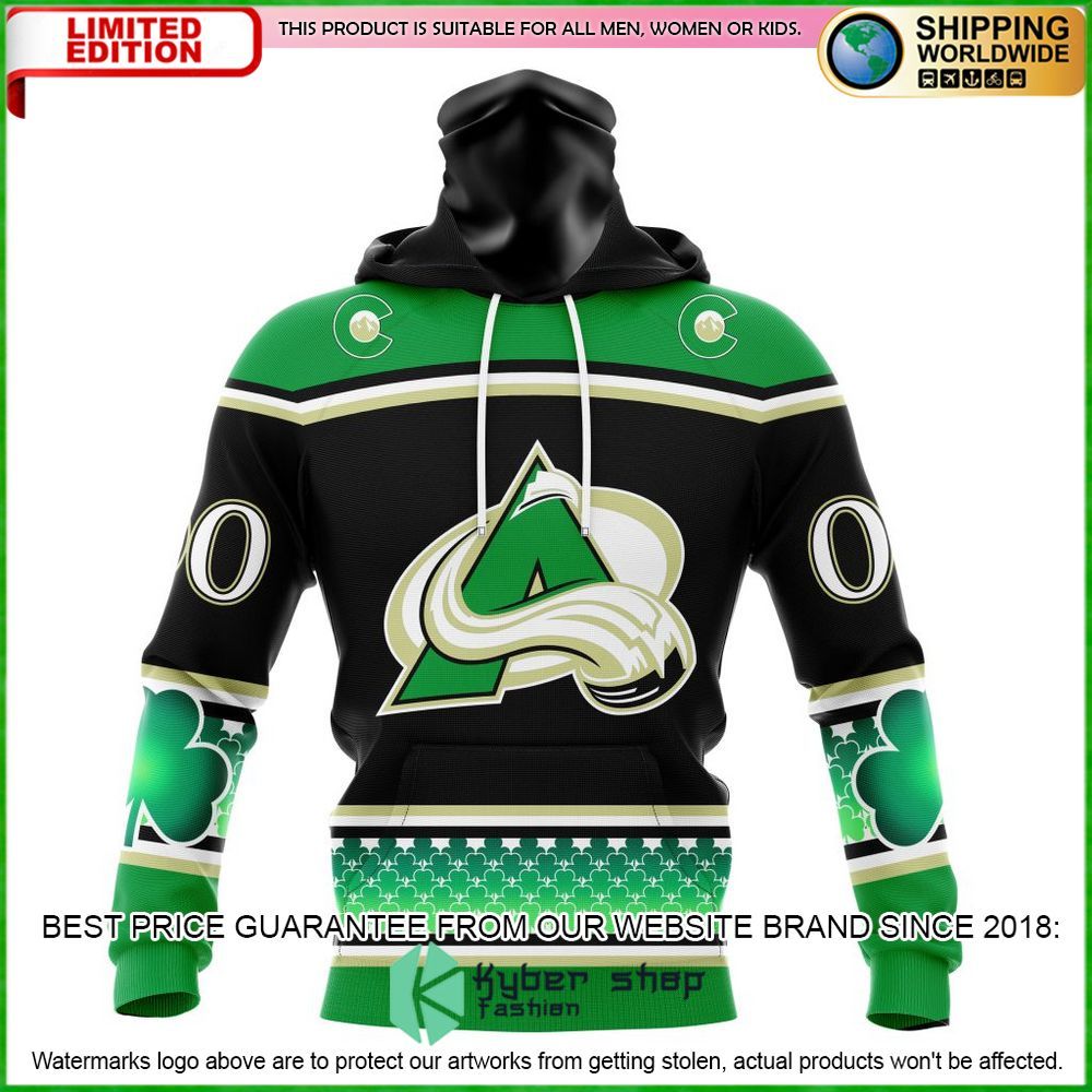 colorado avalanche st patricks day personalized hoodie shirt limited edition 2w8no