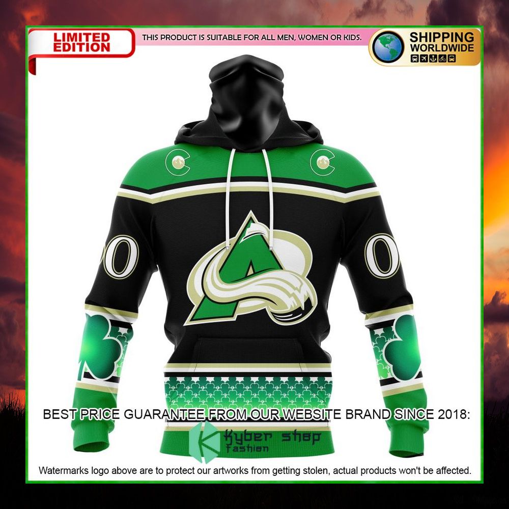 colorado avalanche st patricks day personalized hoodie shirt limited edition yitss