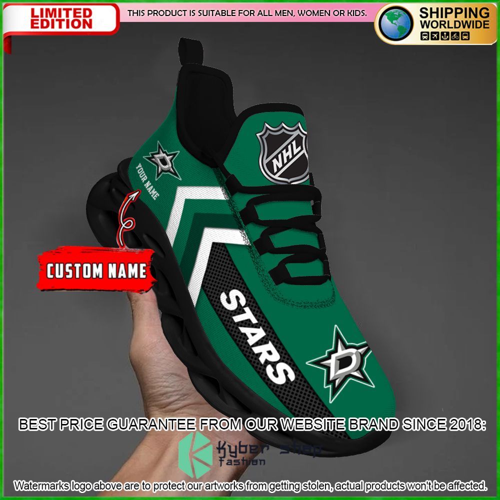 dallas stars custom name clunky max soul shoes limited edition bije9