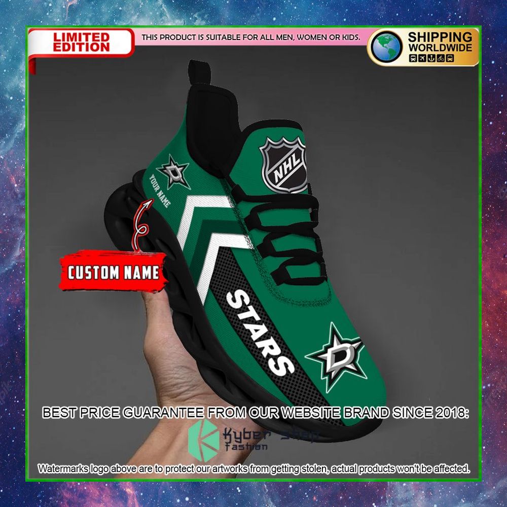 dallas stars custom name clunky max soul shoes limited edition nig5o