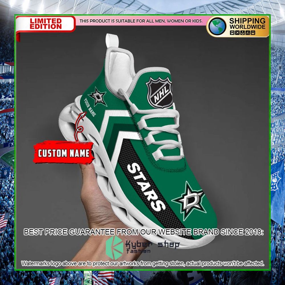 dallas stars custom name clunky max soul shoes limited edition oiopw