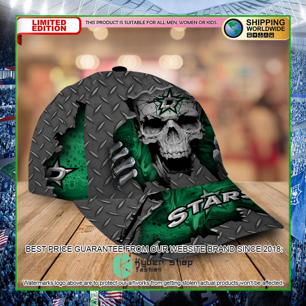 dallas stars custom name nhl skull cap limited edition hecvo