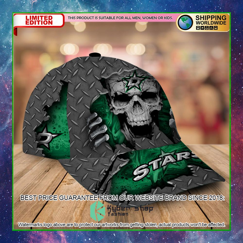 dallas stars custom name nhl skull cap limited edition svzre