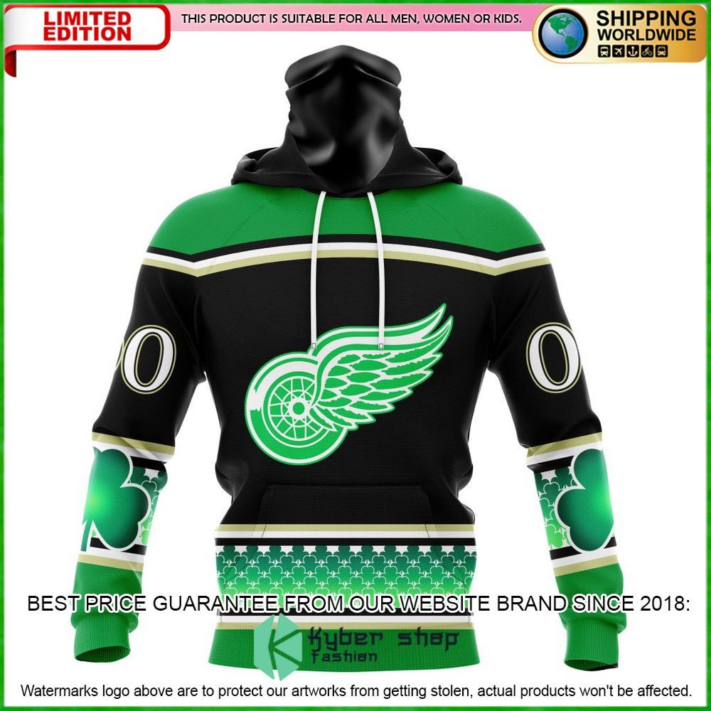 detroit red wings hockey celebrate st patricks day personalized hoodie shirt limited edition ikhpu
