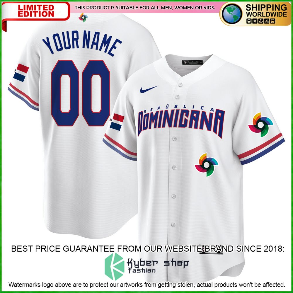 dominicana personalized baseball jersey limited edition hqna0