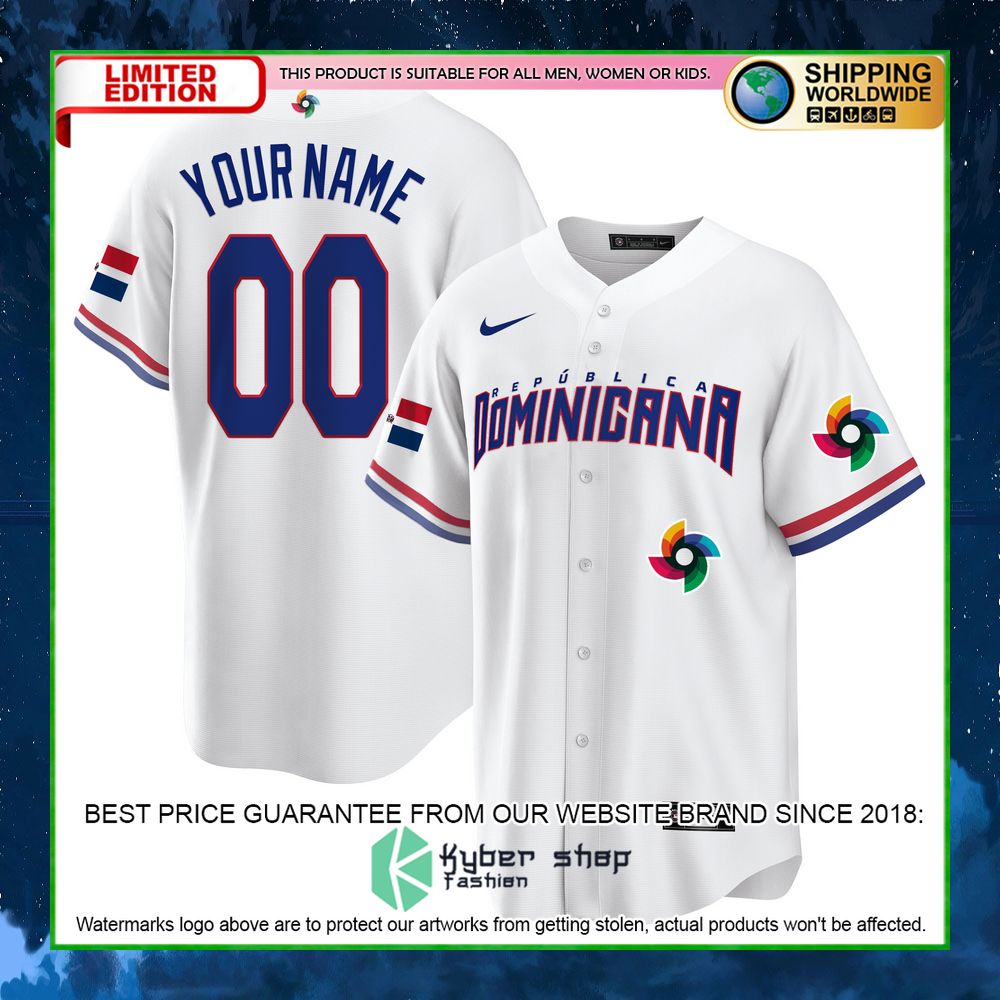 dominicana personalized baseball jersey limited edition wpvtl
