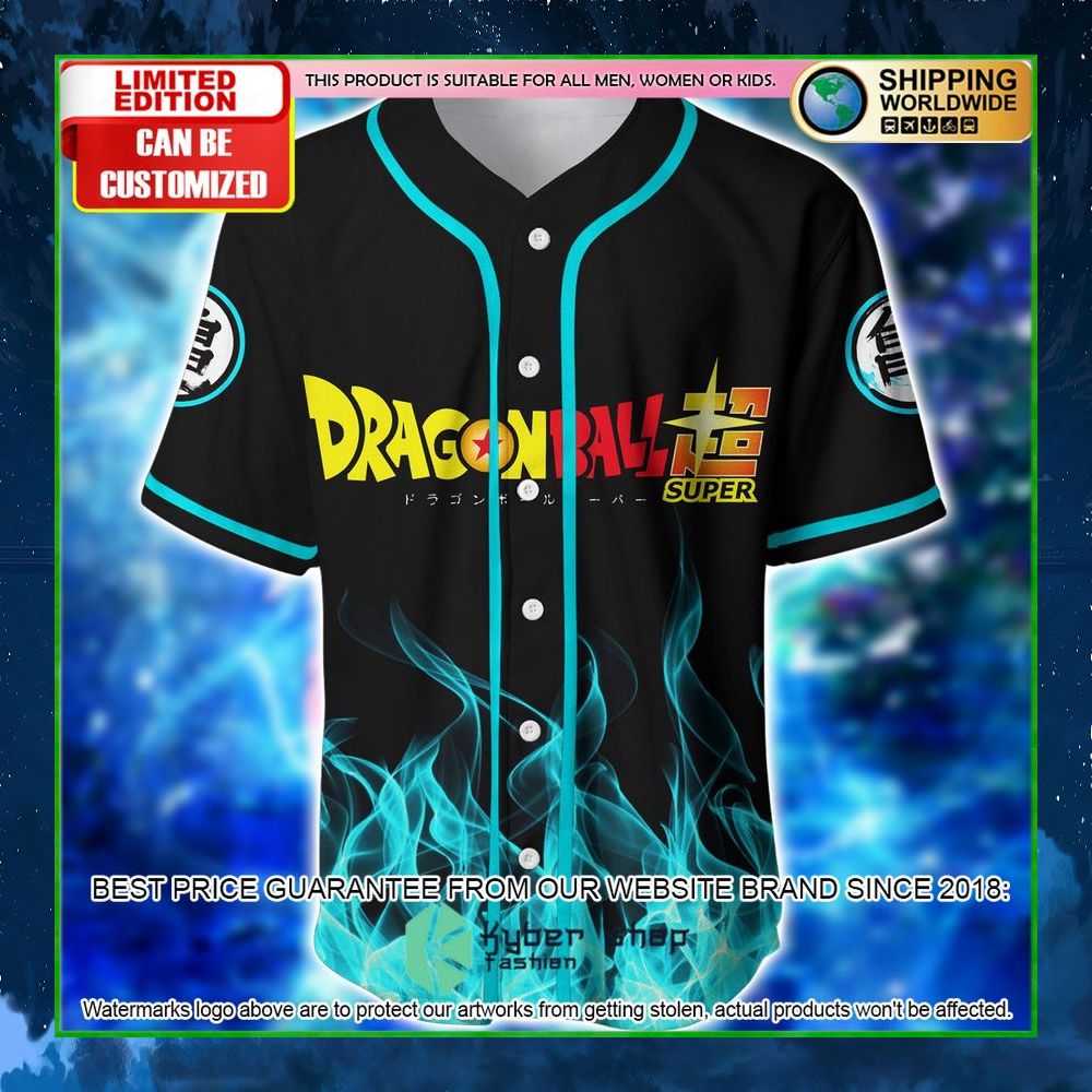 dragon ball super songoku custom name baseball jersey limited edition vart0