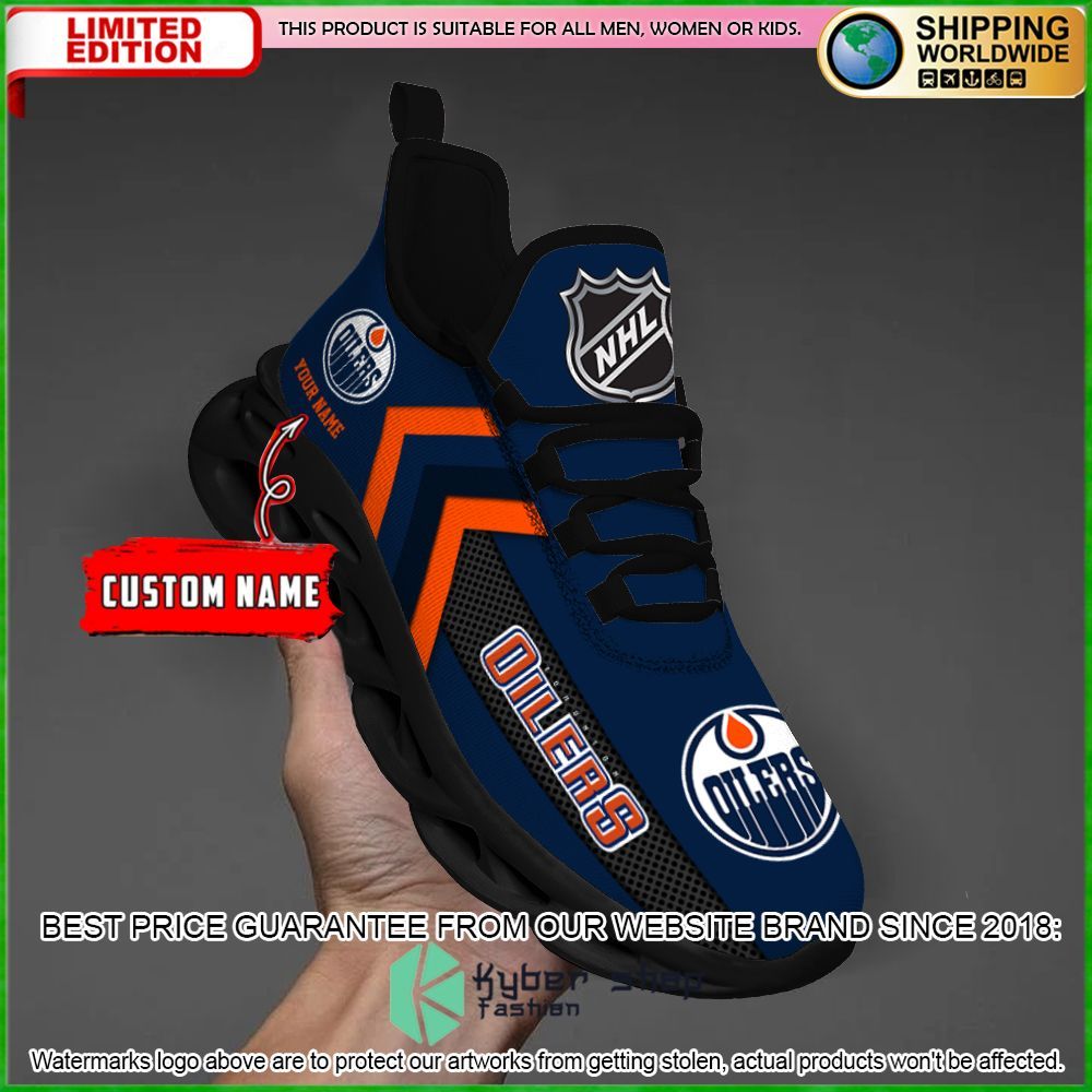 edmonton oilers custom name clunky max soul shoes limited edition ph3m9