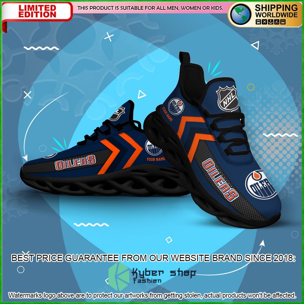 edmonton oilers custom name clunky max soul shoes limited edition pzolj