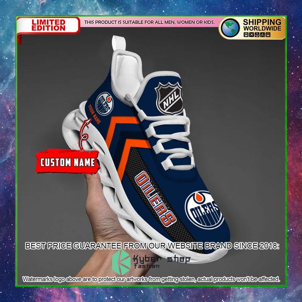 edmonton oilers custom name clunky max soul shoes limited edition wgs76