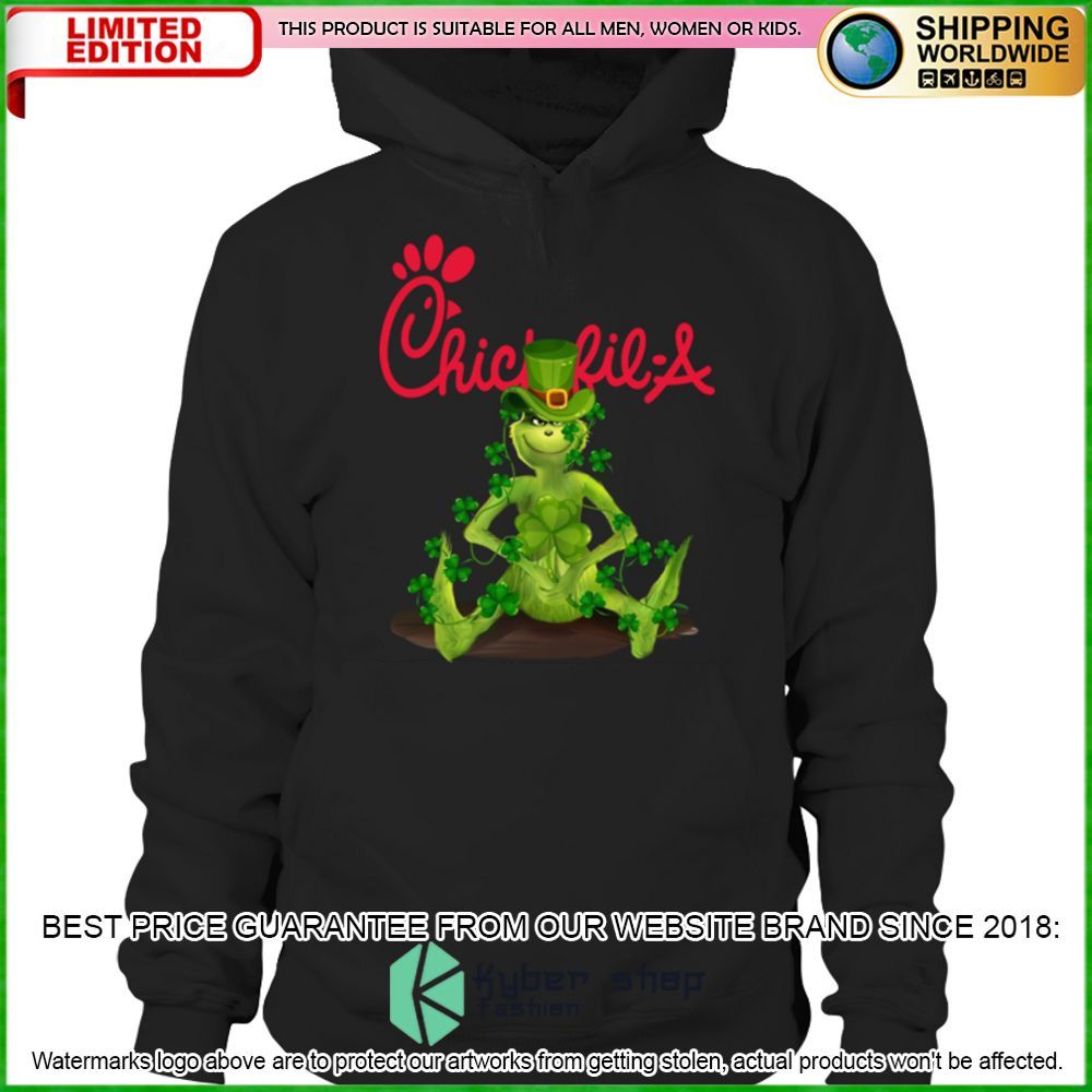 grinch patricks day chick fil a hoodie shirt limited edition ggtdk