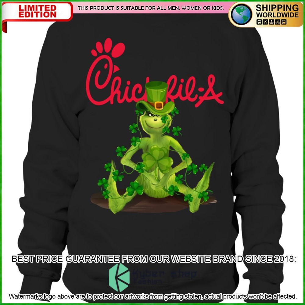 grinch patricks day chick fil a hoodie shirt limited edition jory3