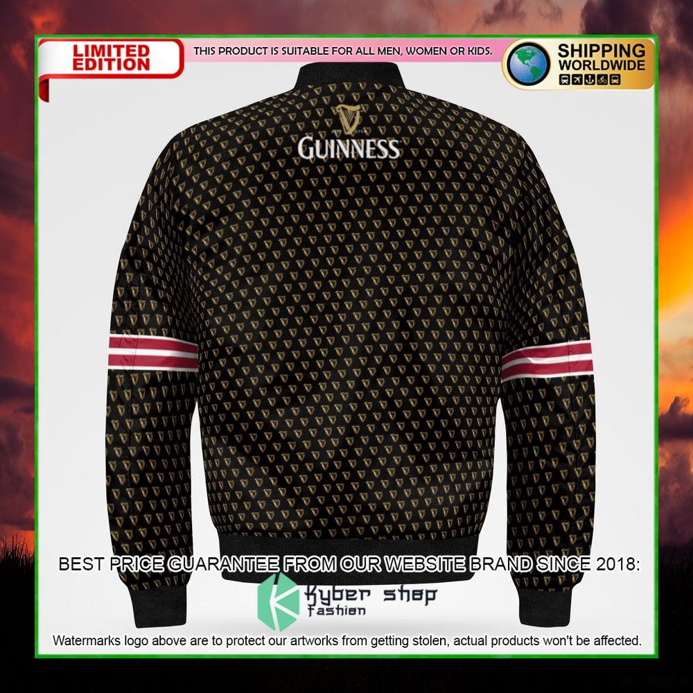 guinness beer welsh rugby bomber jacket limited edition 1zizo