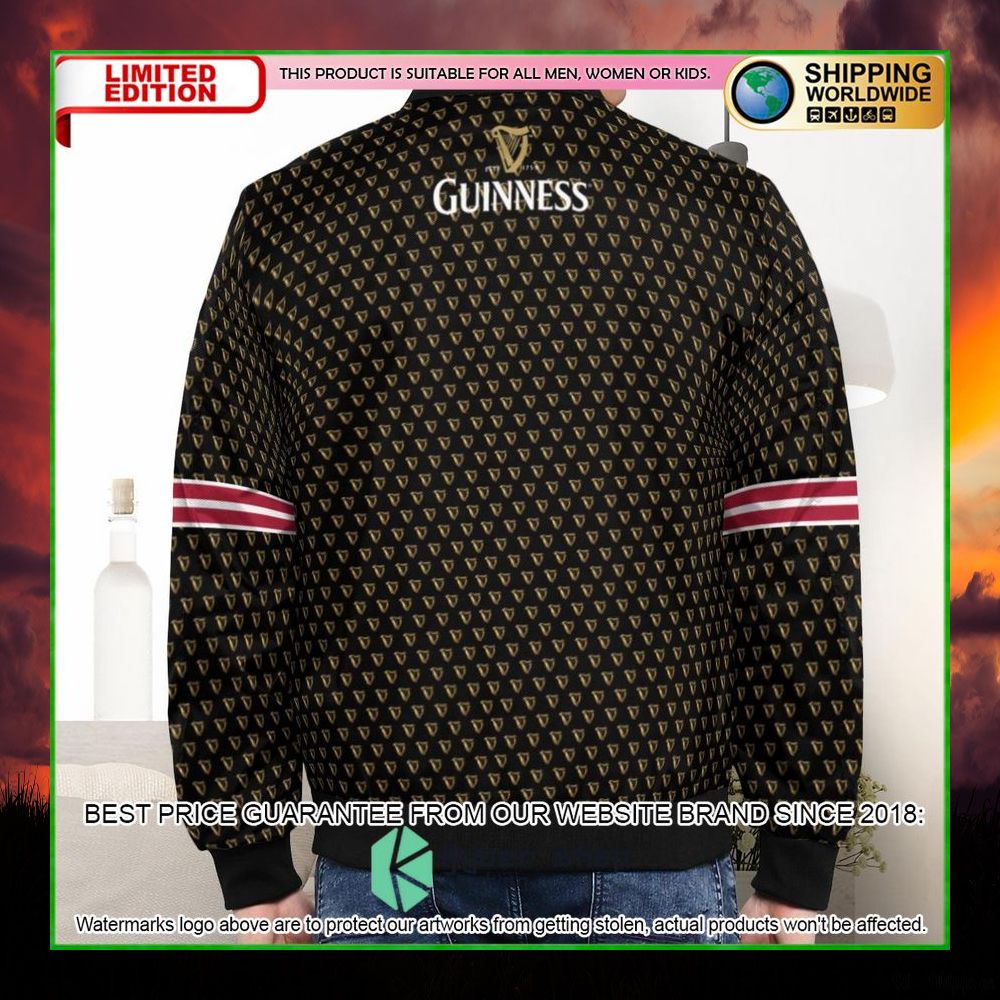guinness beer welsh rugby bomber jacket limited edition 2jchh