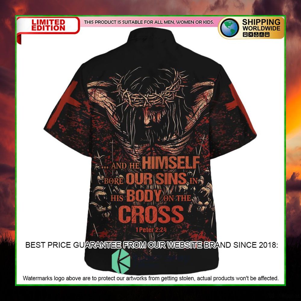 himself our sins body cross hawaiian shirt limited edition 5kdto