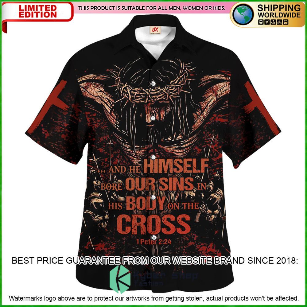 himself our sins body cross hawaiian shirt limited edition ftal8