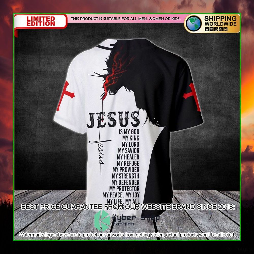 jesus is my god my king my lord baseball jersey limited edition 895s0