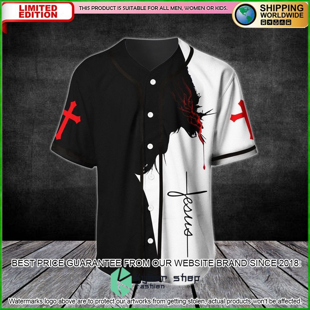 jesus is my god my king my lord baseball jersey limited edition h6zc3