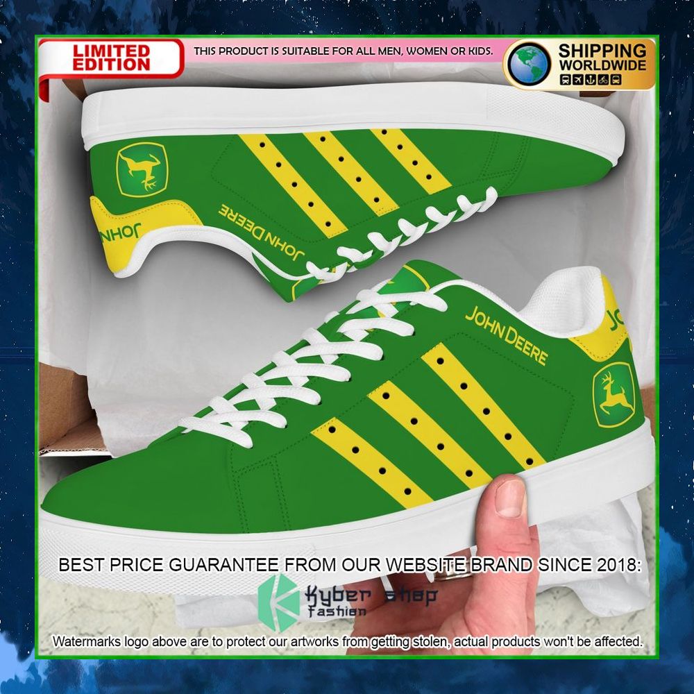 john deere green stan smith low top shoes limited edition tdshc