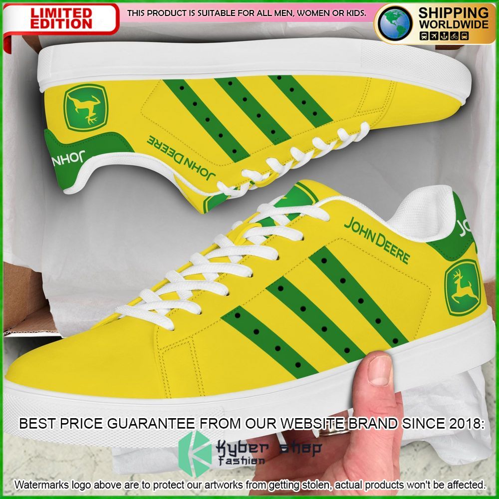 john deere yellow stan smith low top shoes limited edition 9rspc