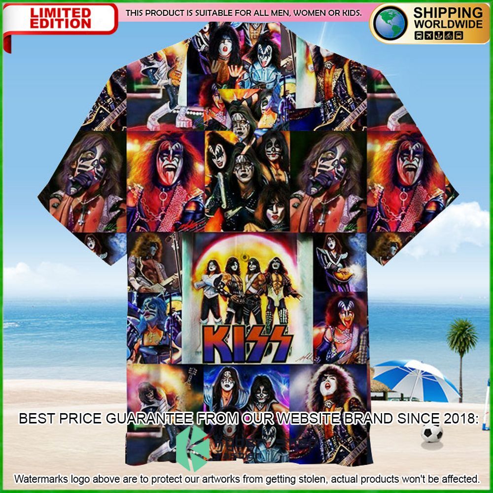 kiss band hawaiian shirt limited edition duij4