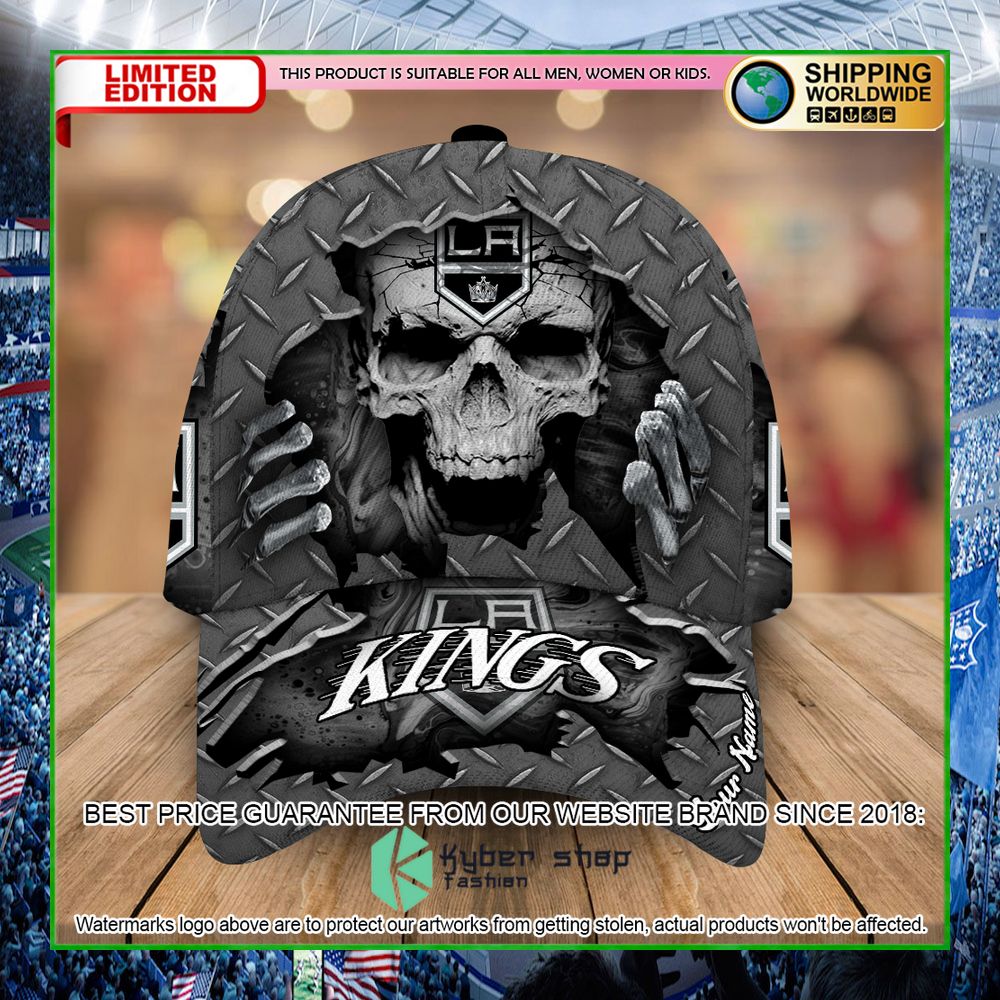 los angeles kings custom name nhl skull cap limited edition t3gk8