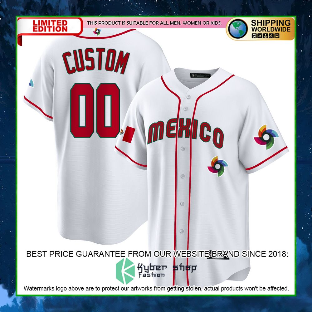mexico personalized baseball jersey limited edition 85vsu
