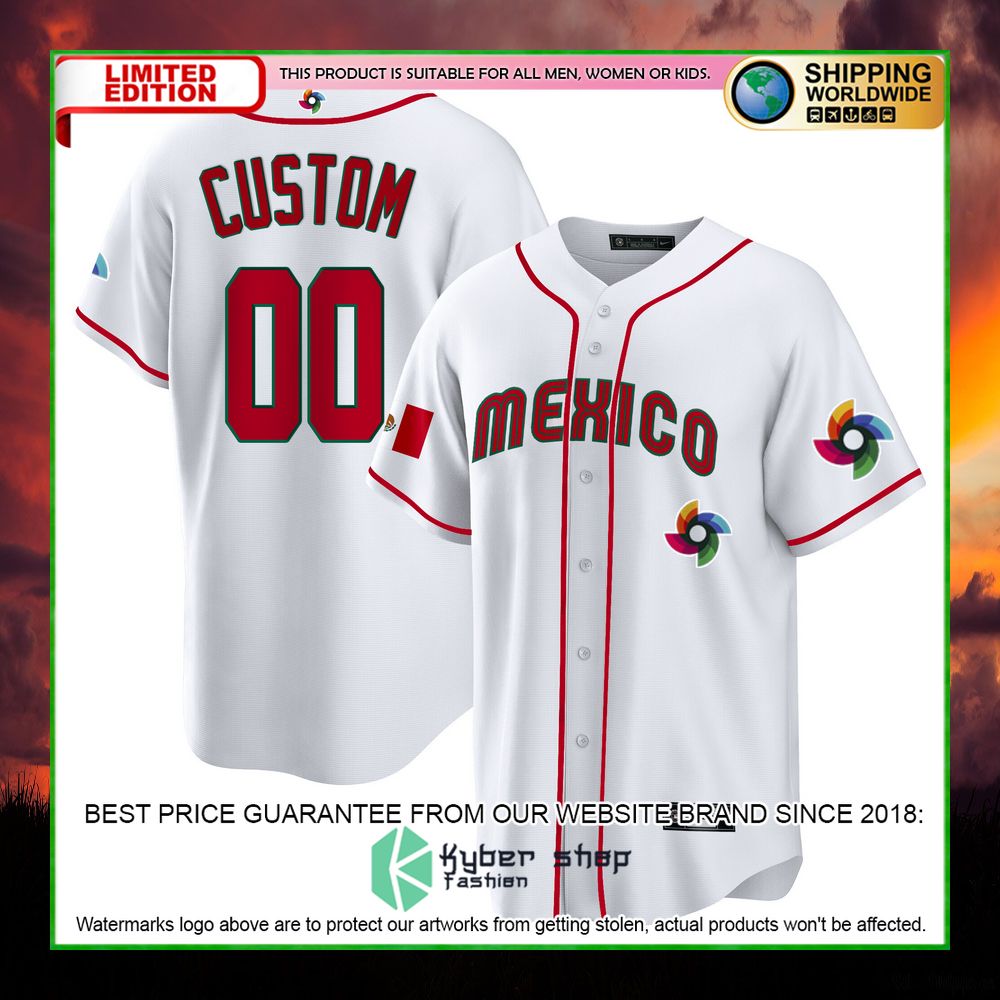 mexico personalized baseball jersey limited edition r7phq